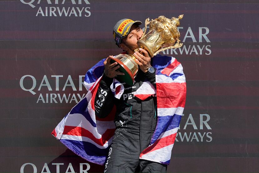 Lewis Hamilton wins in&nbsp;Silverstone